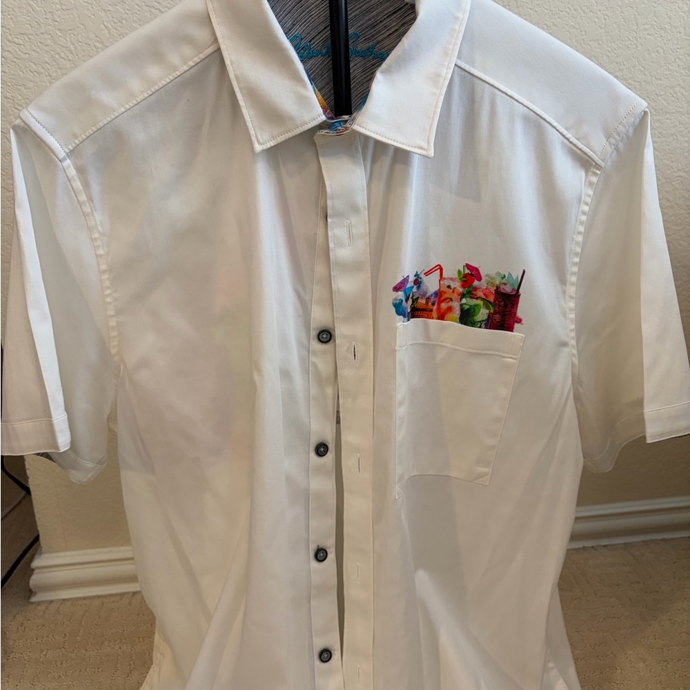 Robert Graham White Shirt Hawaiian Shirt